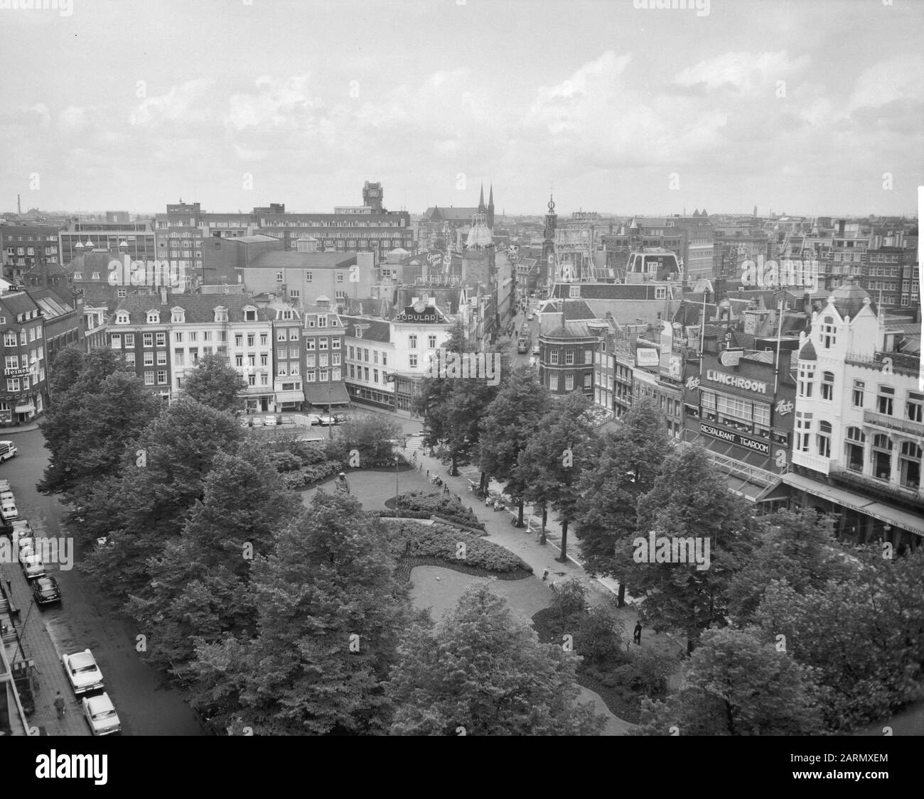 Townscapes, Rembrandtsplein and Amsterdamse Bank Date: June 26, 1962 Keywords: Cityscapes Stock Photo