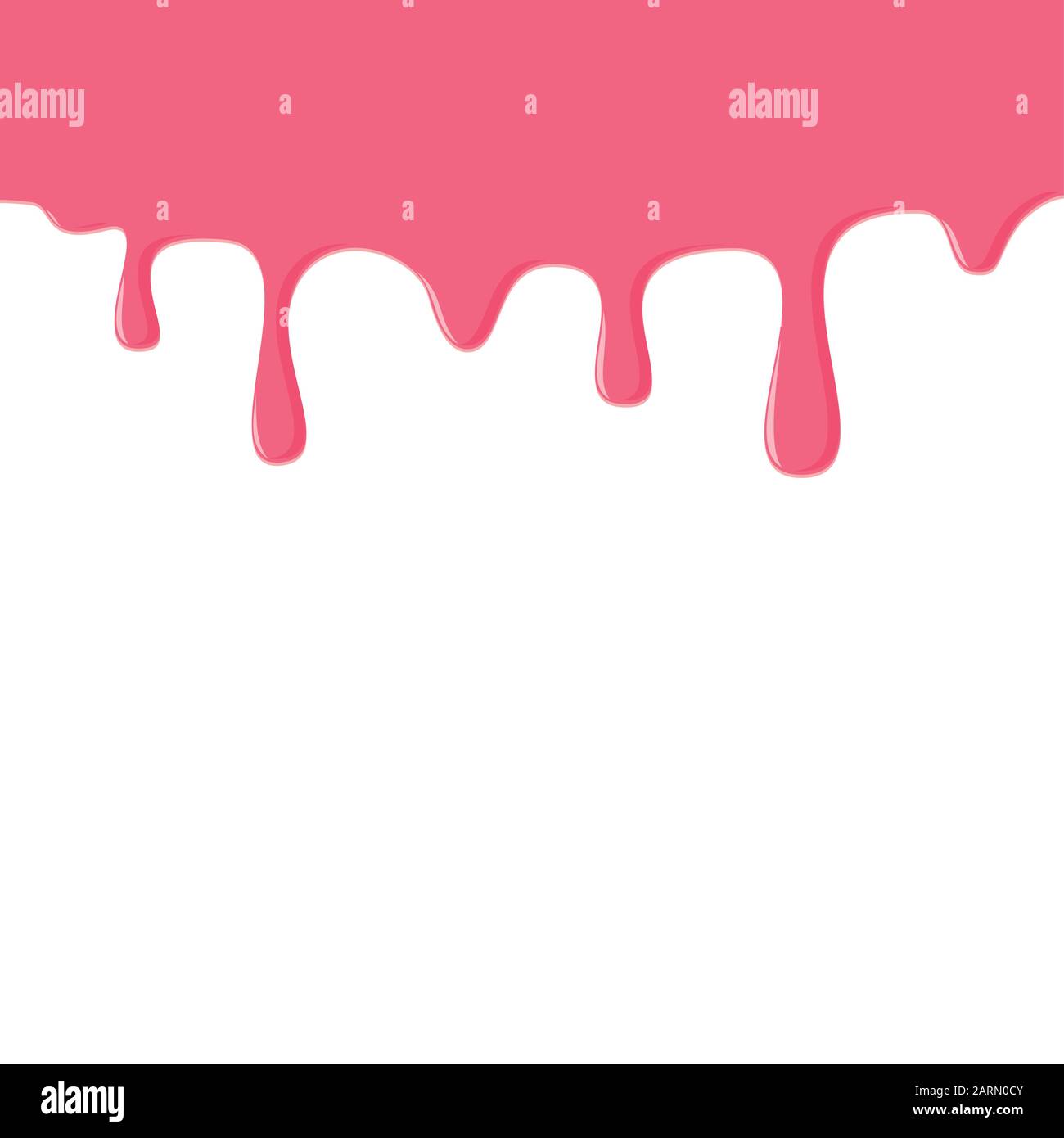 Dripping donut or ice cream glaze background. Pink liquid sweet flow