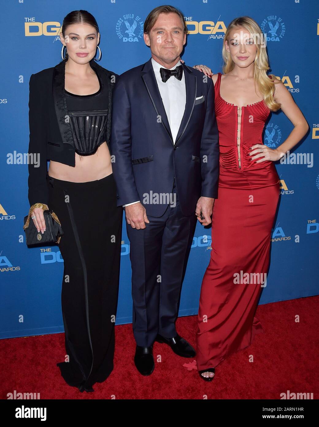LOS ANGELES, CALIFORNIA, USA - JANUARY 25: Cambrie Schroder, Rick