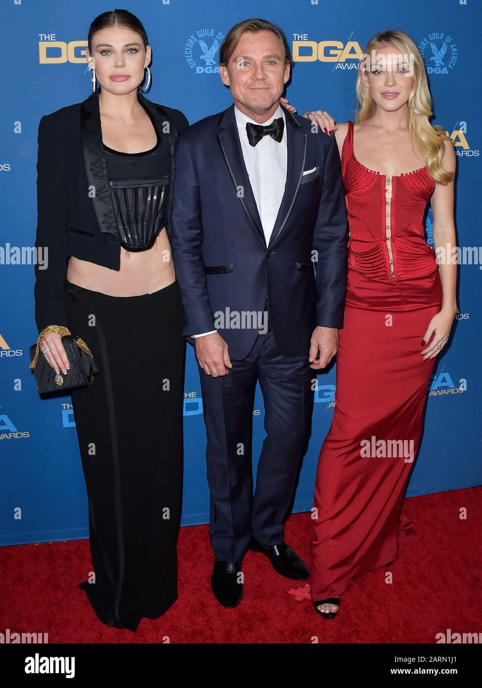 LOS ANGELES, CALIFORNIA, USA - JANUARY 25: Cambrie Schroder, Rick