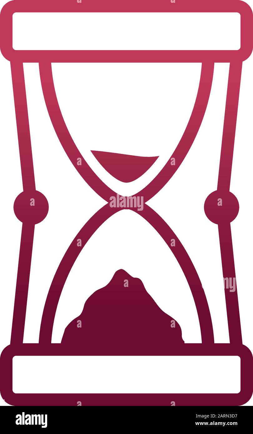 Isolated sand hourglass vector design Stock Vector Image & Art - Alamy
