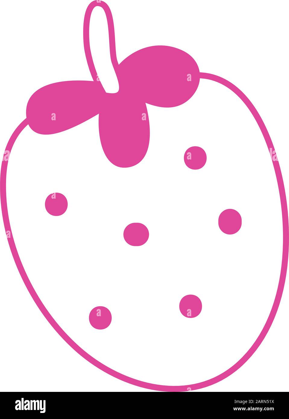 fresh strawberry fruit isolated icon Stock Vector Image & Art - Alamy