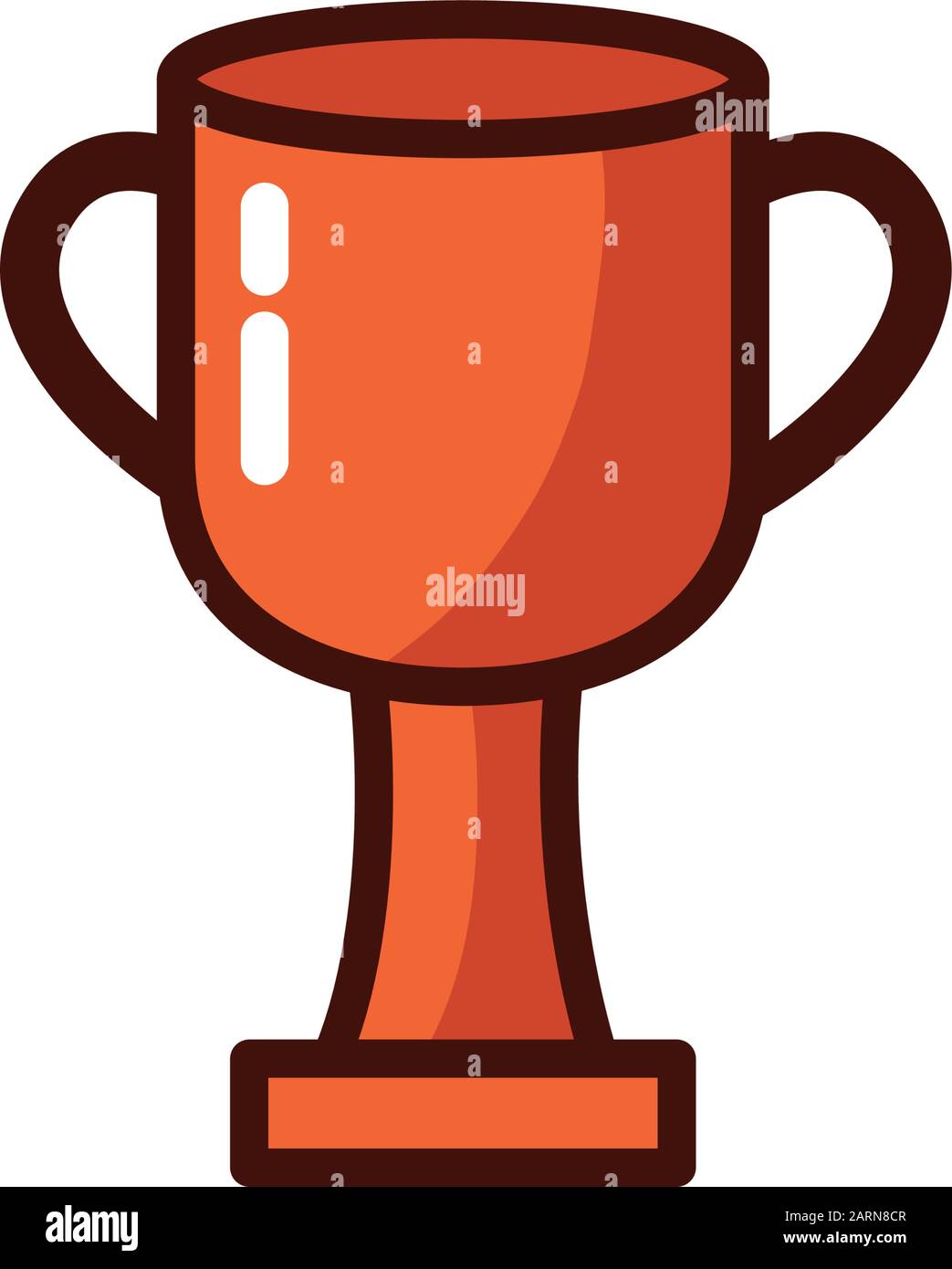 trophy cup award isolated icon Stock Vector Image & Art - Alamy