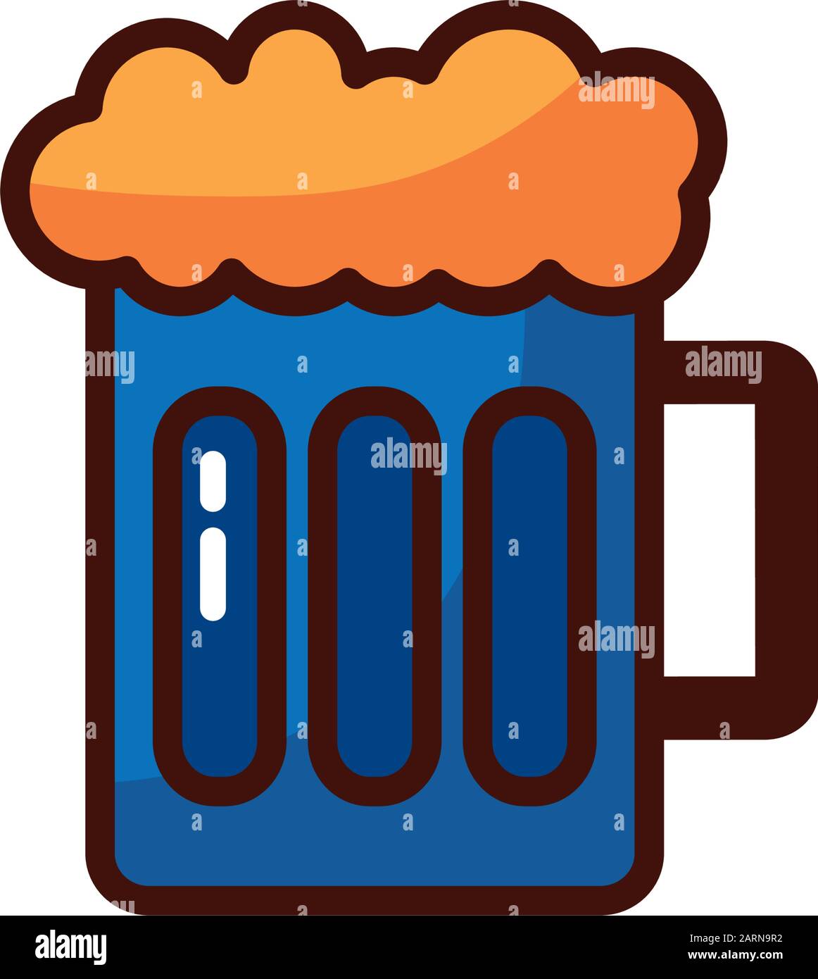 beer jar drink isolated icon Stock Vector Image & Art Alamy
