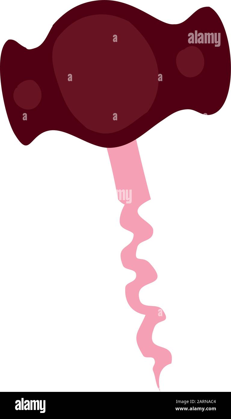 wine corkscrew tool isolated icon Stock Vector Image & Art - Alamy