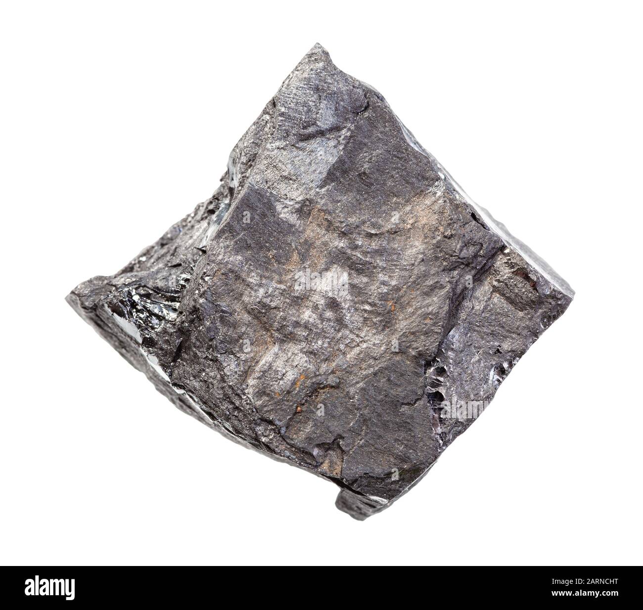 closeup of sample of natural mineral from geological collection