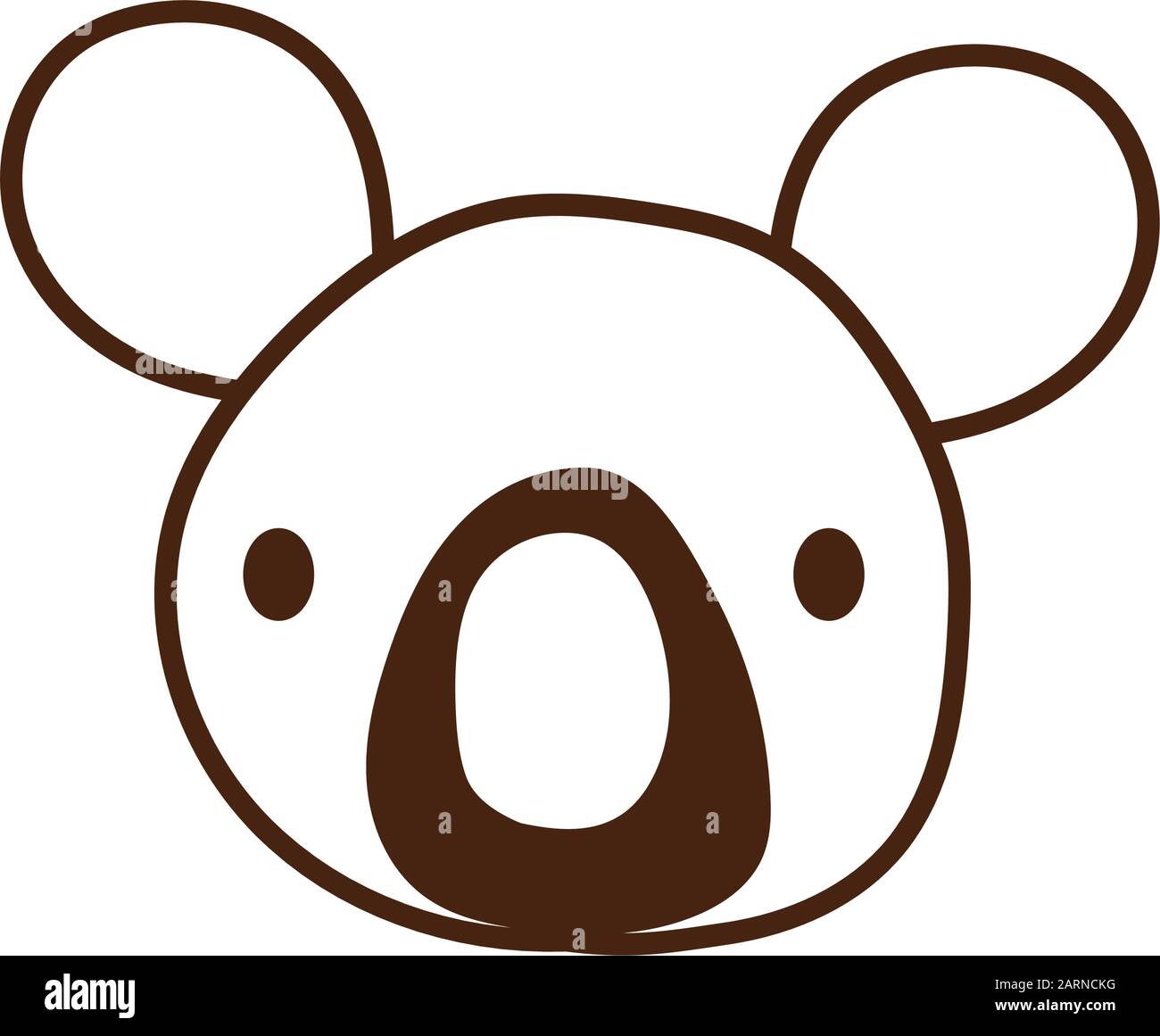 cute koala wild animal character icon Stock Vector Image & Art - Alamy