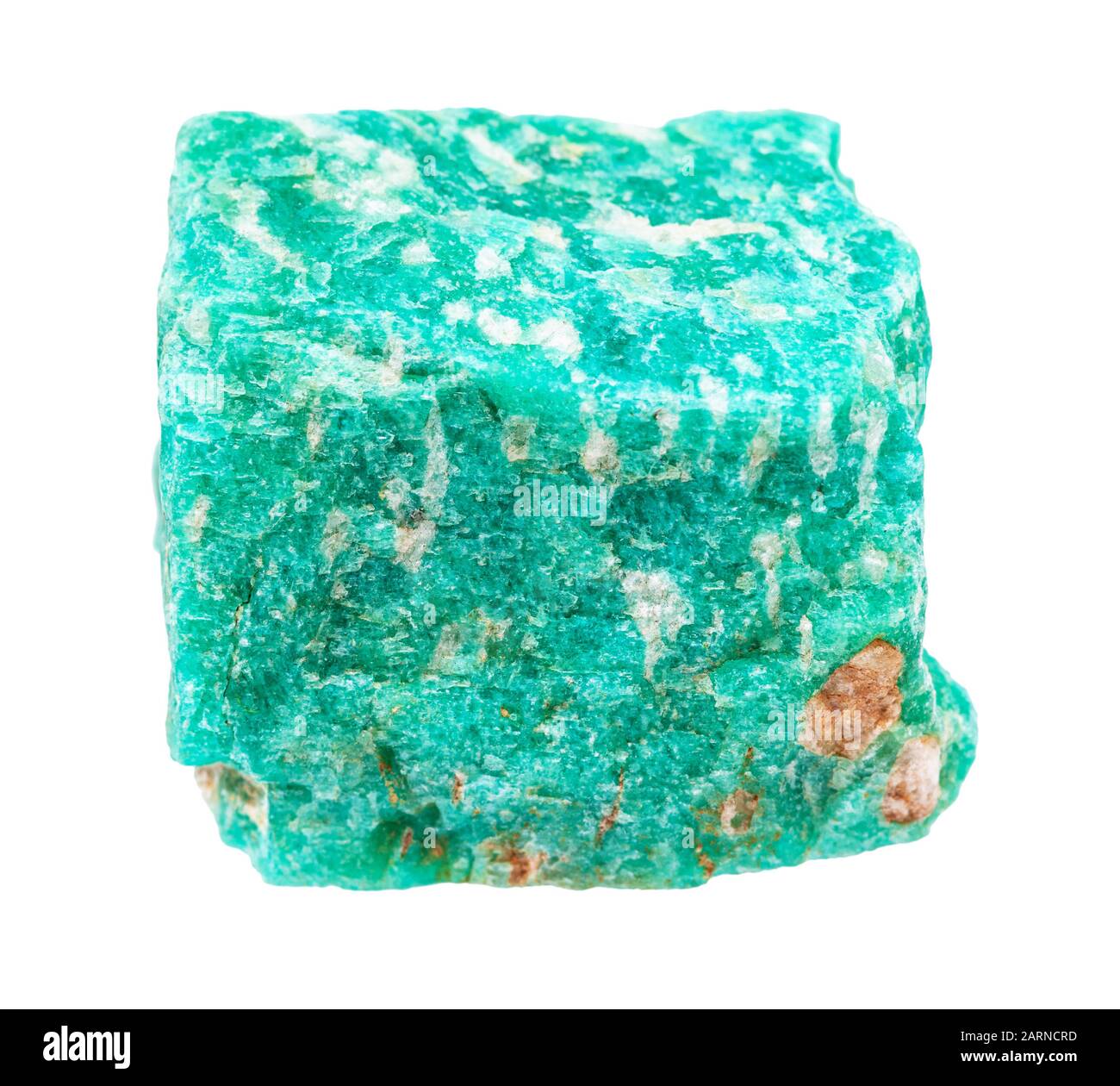 Closeup Of Sample Of Natural Mineral From Geological Collection Raw Amazonite Rock Isolated On White Background Stock Photo Alamy Closeup Of Sample Of Natural Mineral From Geological Collection Raw Amazonite Rock Isolated On White Background Stock Photo Alamy