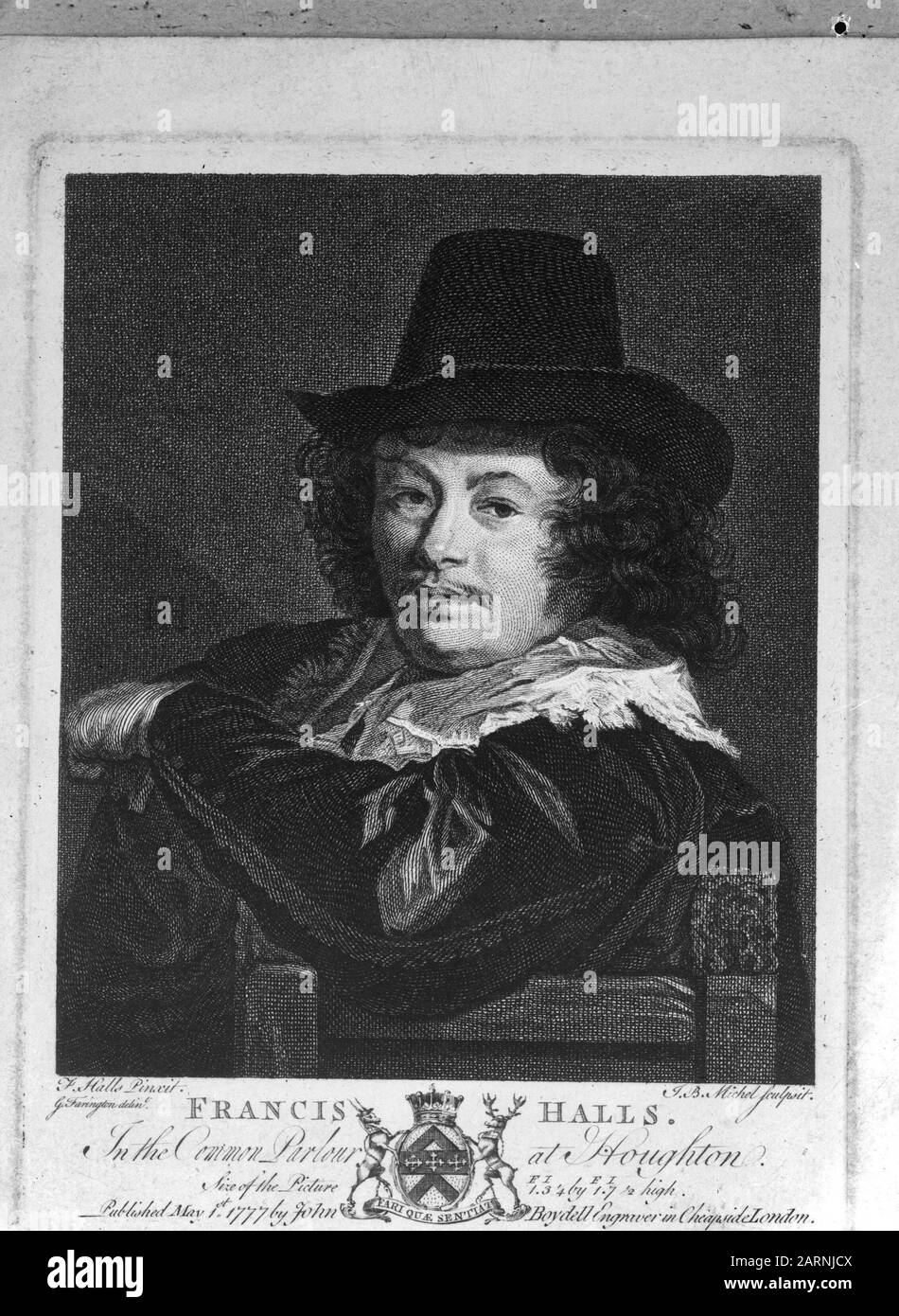 P [Portraits/Persons]/Anefo London series  Frans Hals, painter Annotation: Repronegative Date: 1940-1945 Keywords: portraits, painters Personal name: Heck, French Stock Photo