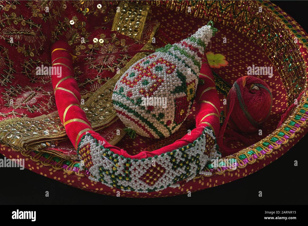 28 Dec 2019 A traditional Gujarati ceremonial Decorated Plate Studio