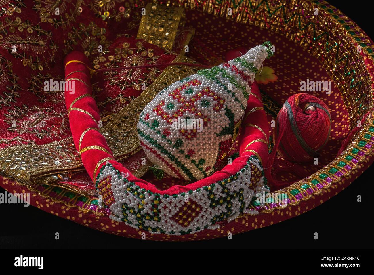 28 Dec 2019 A traditional Gujarati ceremonial Decorated Plate Studio