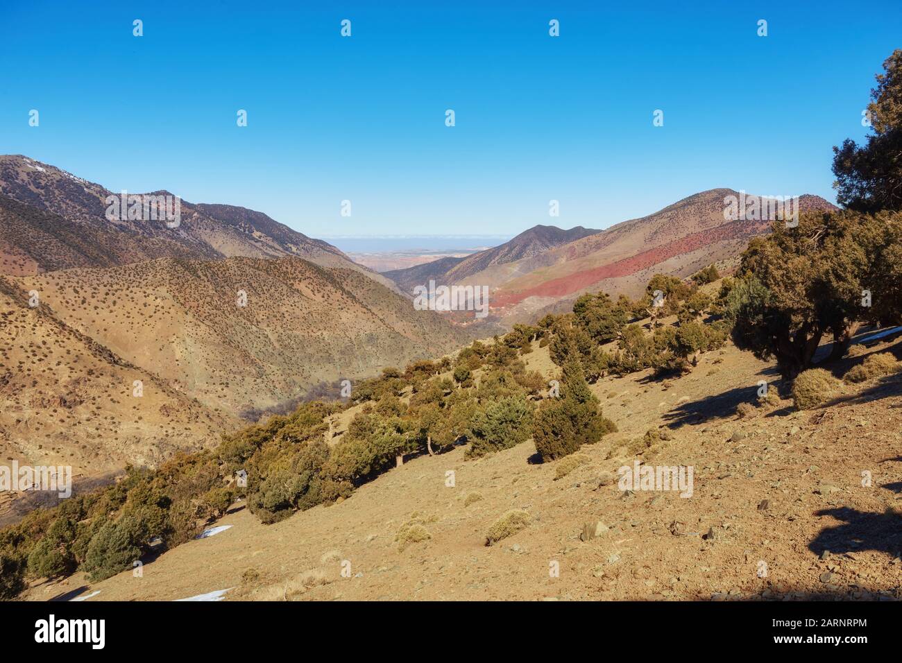 Village Imlil, High Atlas Mountains, Toubkal National Park, Marocco Stock Photo