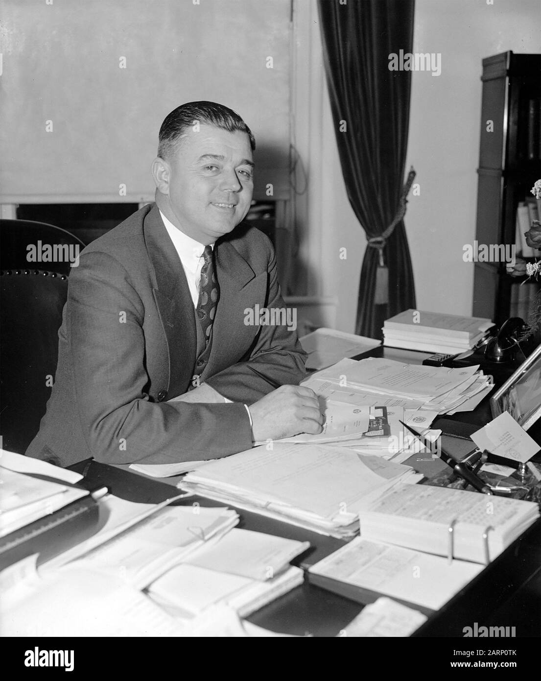 DANIEL W. BELL (1891-1971) American civil servant Stock Photo