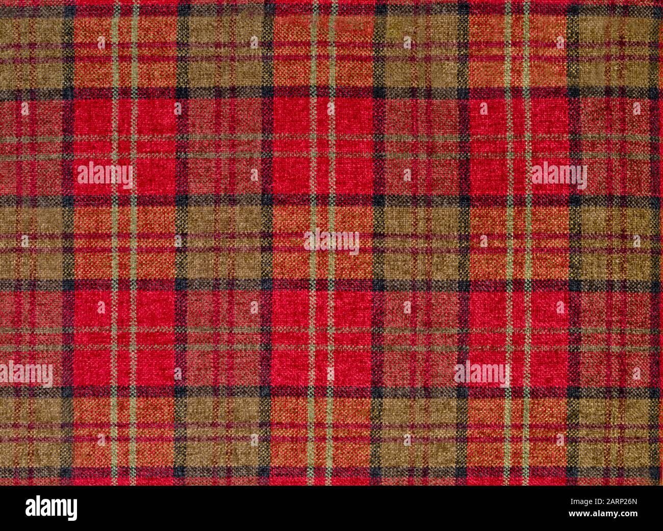 Red checkered plaid hi-res stock photography and images - Alamy
