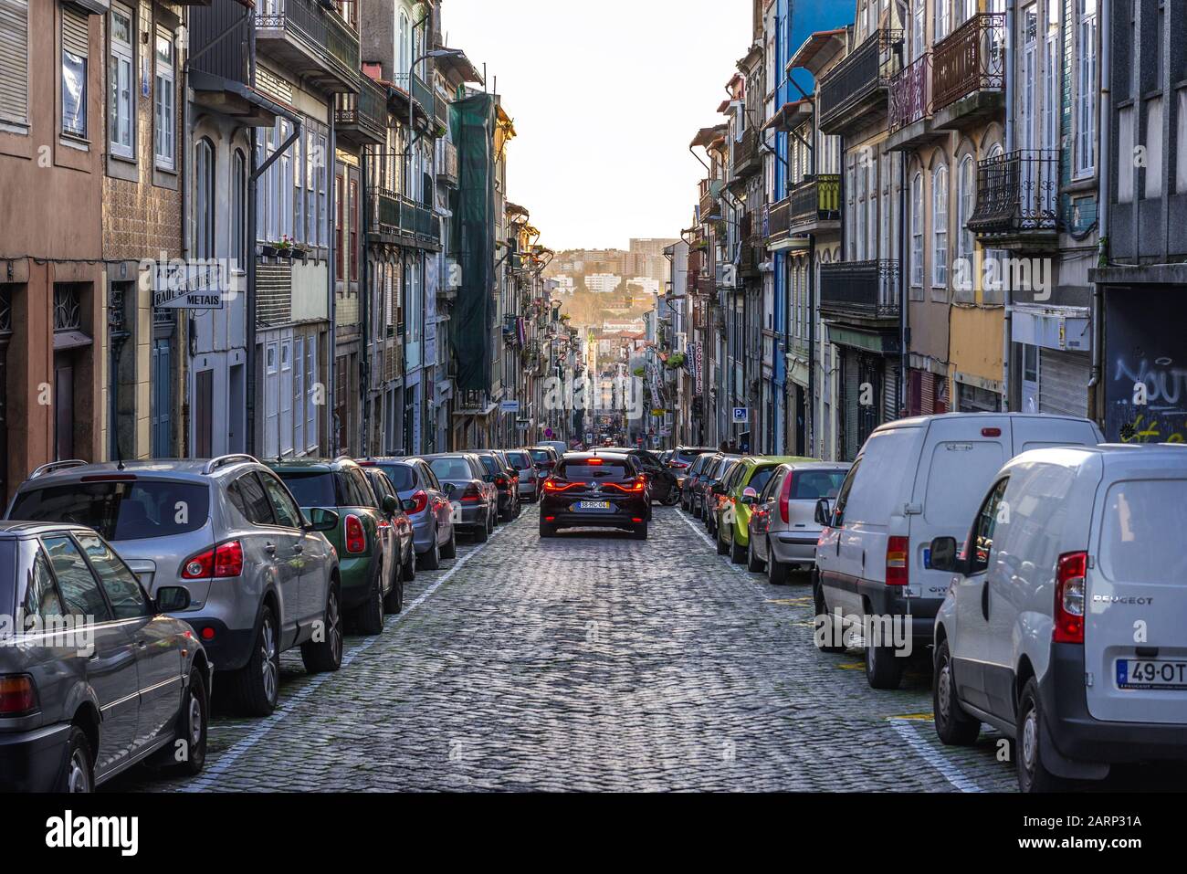 Rua do Almada cobblestone street in Cedofeita former civil parish of Porto  city on Iberian Peninsula, second largest city in Portugal Stock Photo -  Alamy