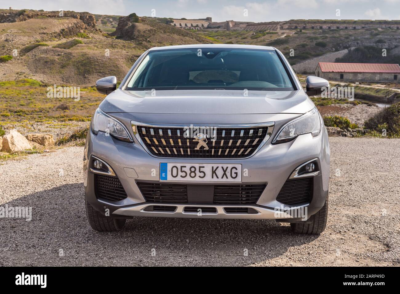 Menorca Spain October 13 2019 Peugeot 3008 Suv Car Parked On The Coast Of Menorca Island Stock Photo Alamy
