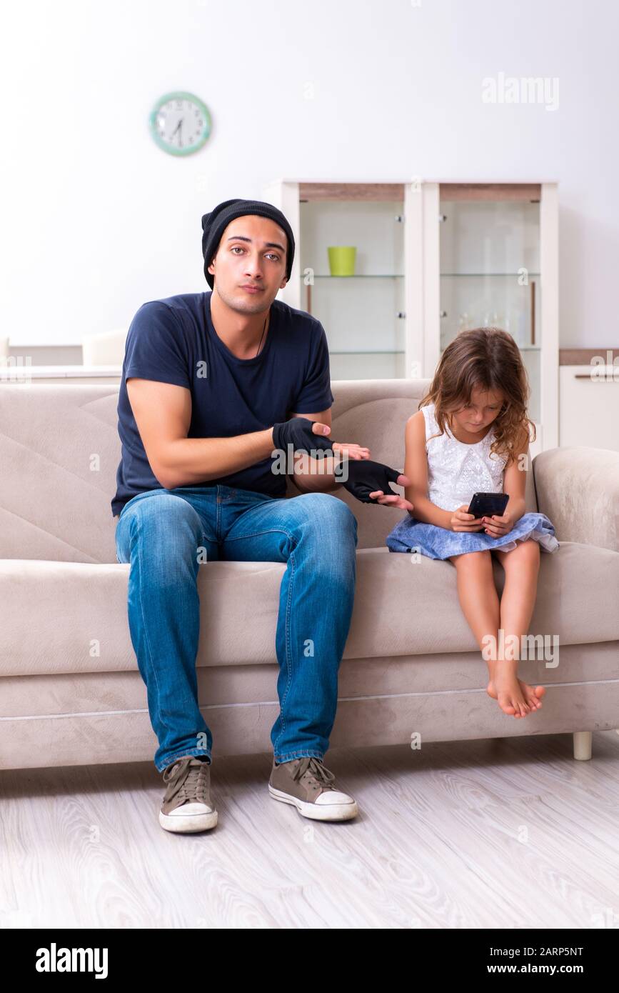 The child trafficking and abuse concept with small girl Stock Photo - Alamy