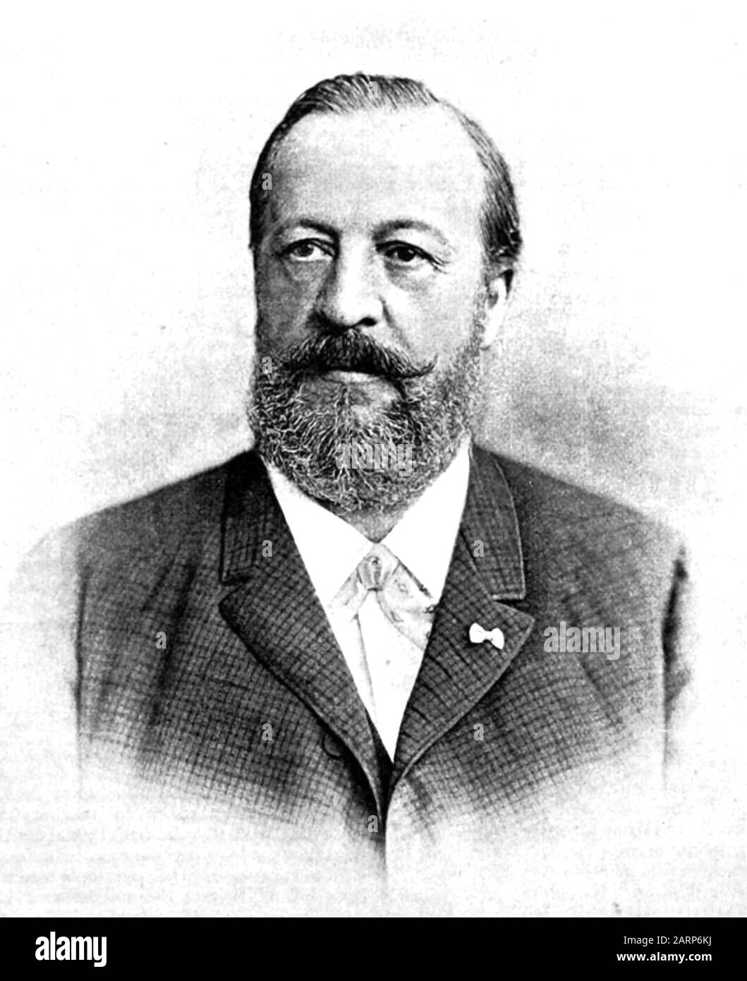 NIKOLAUS OTTO (1832-1981) German engineer Stock Photo