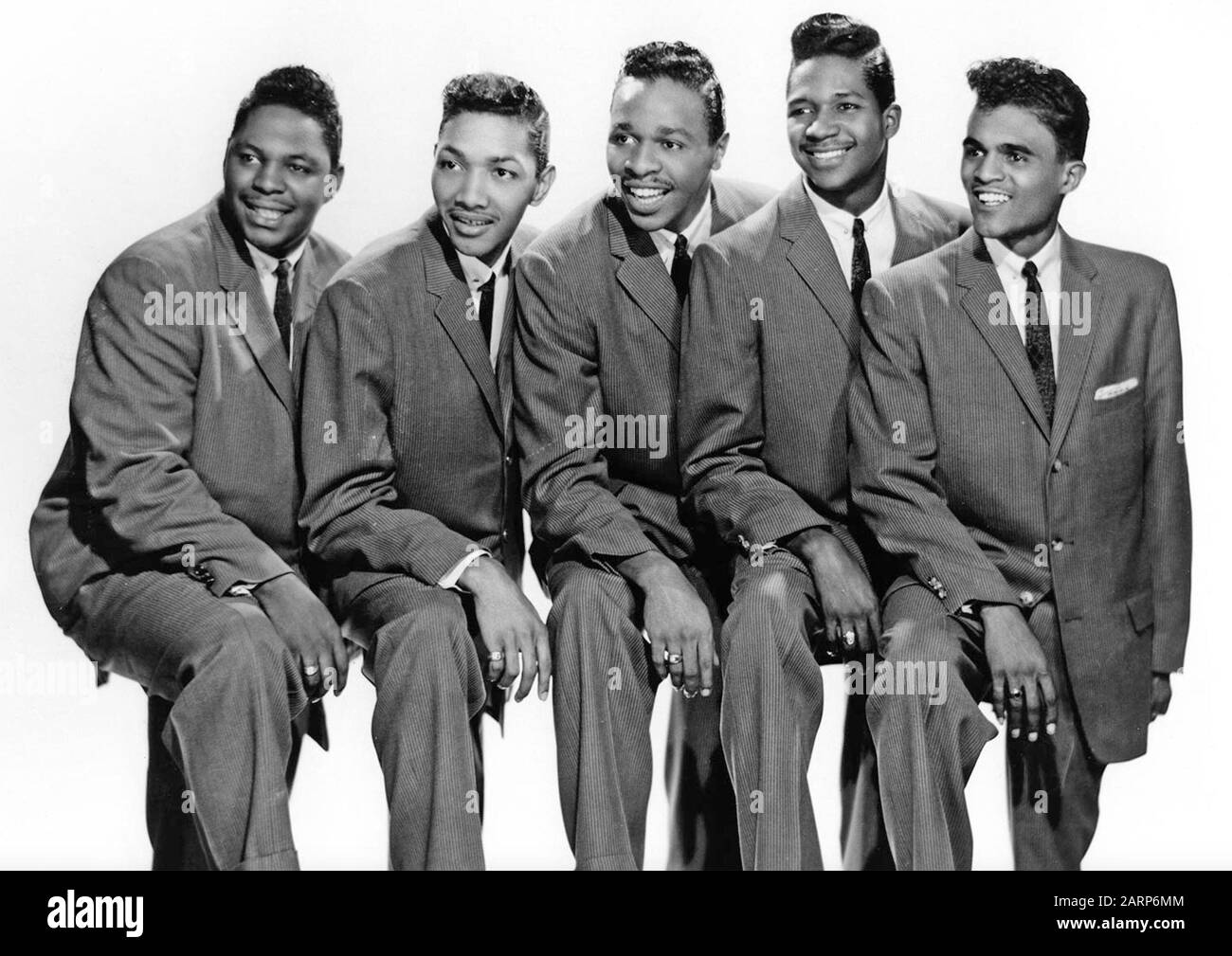 THE DELLS Promotional photo of American R&B vocal group about 1962 Stock Photo