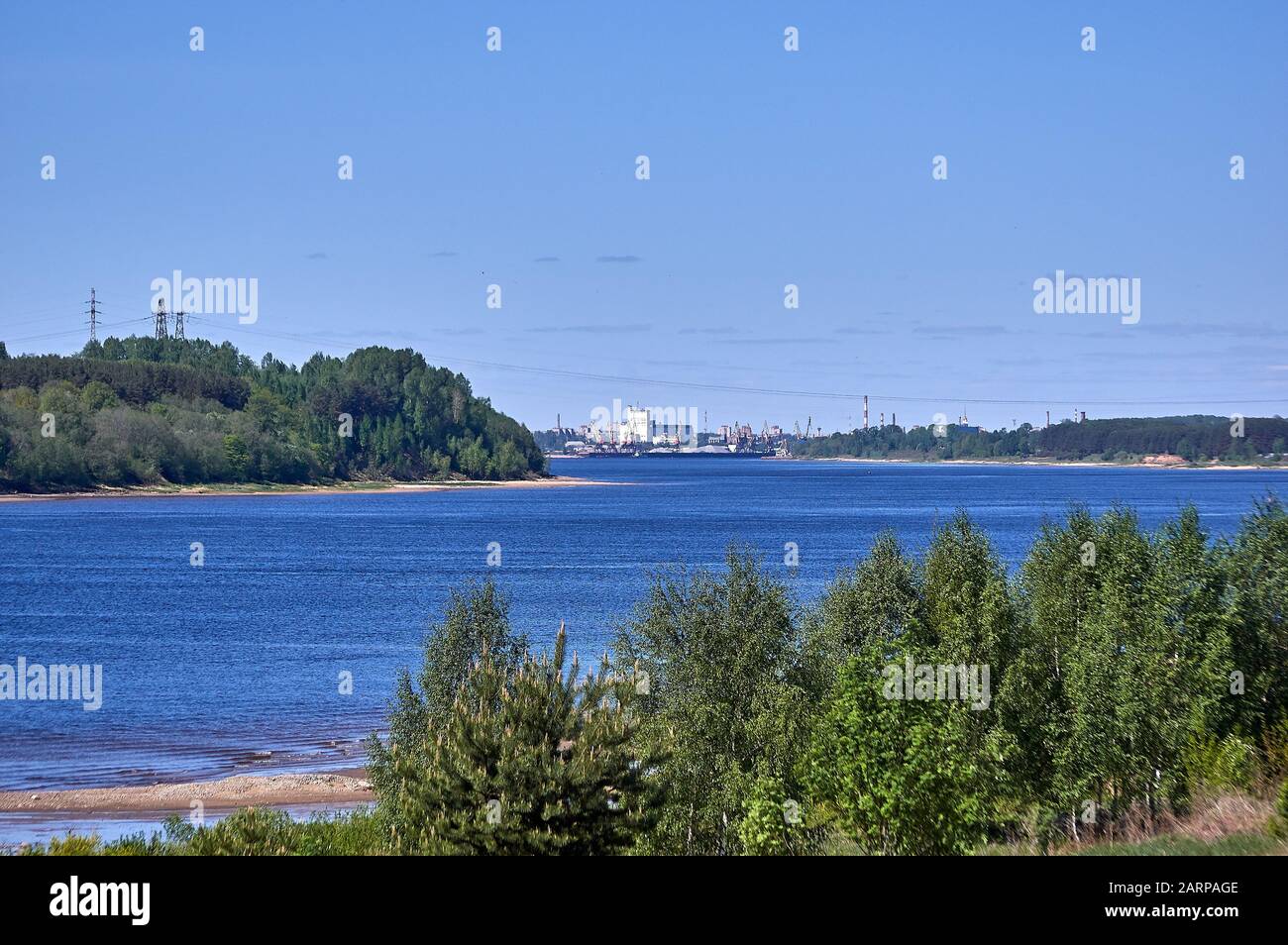 Summer landscape river hi-res stock photography and images - Alamy