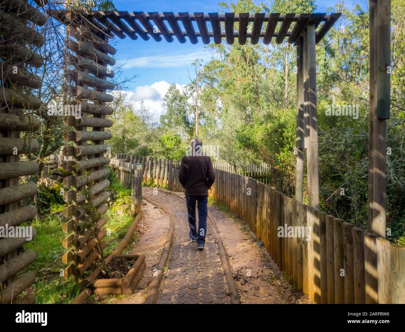 Lonely middle aged man walking hi-res stock photography and images - Alamy