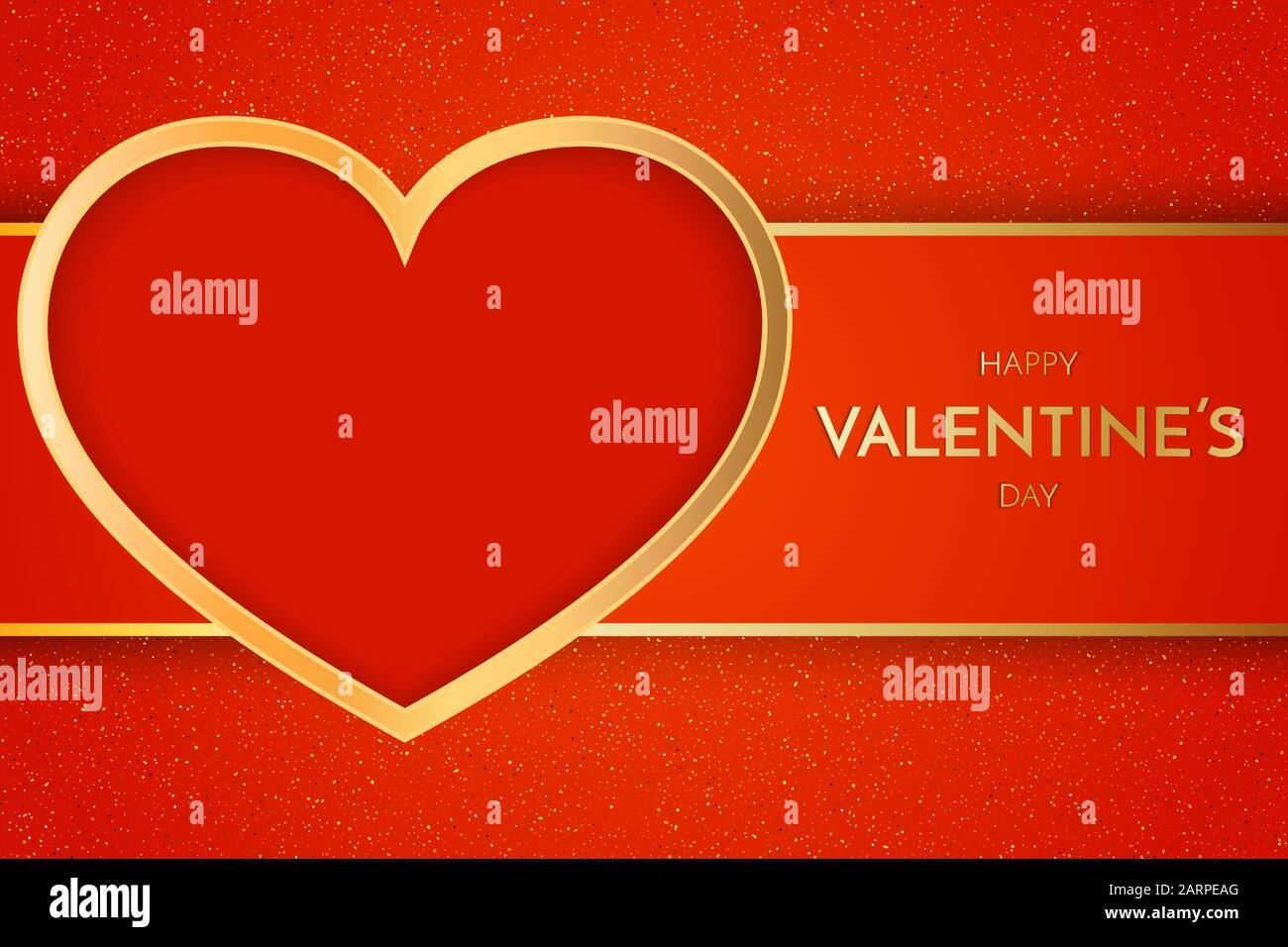 Valentine Day greeting card. Festive Card for Happy Valentine s Day ...