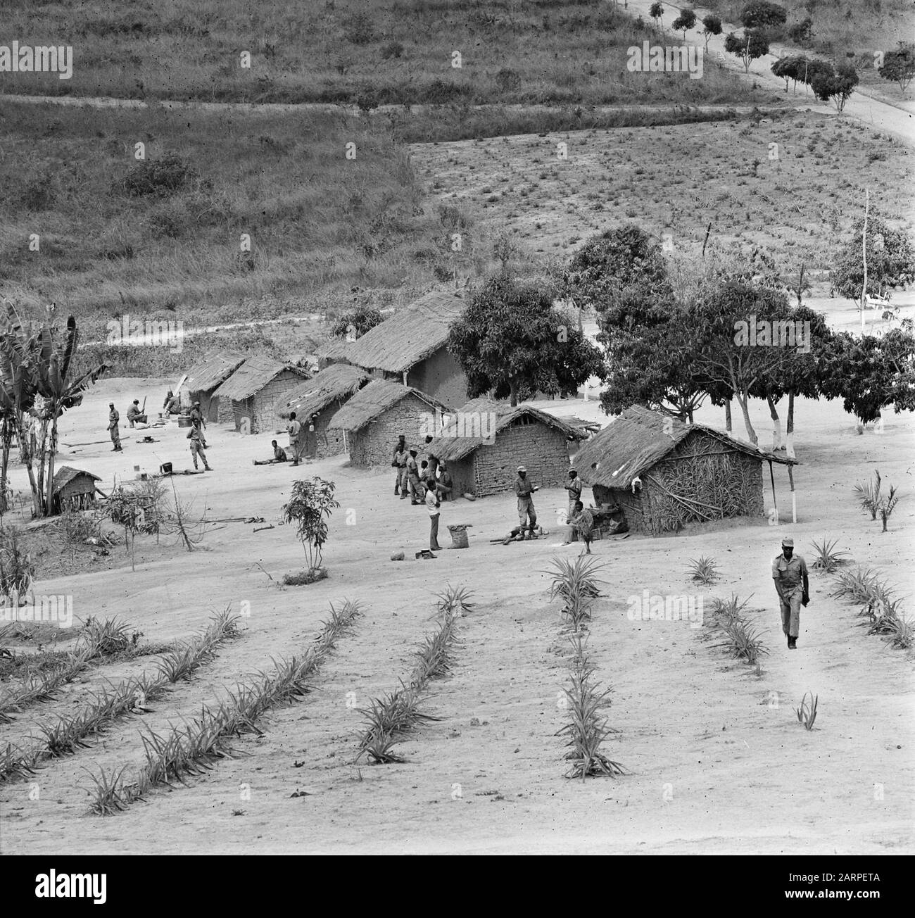 Camp of Angolan Liberation Movement FNLA in Zaire, members Liberation ...
