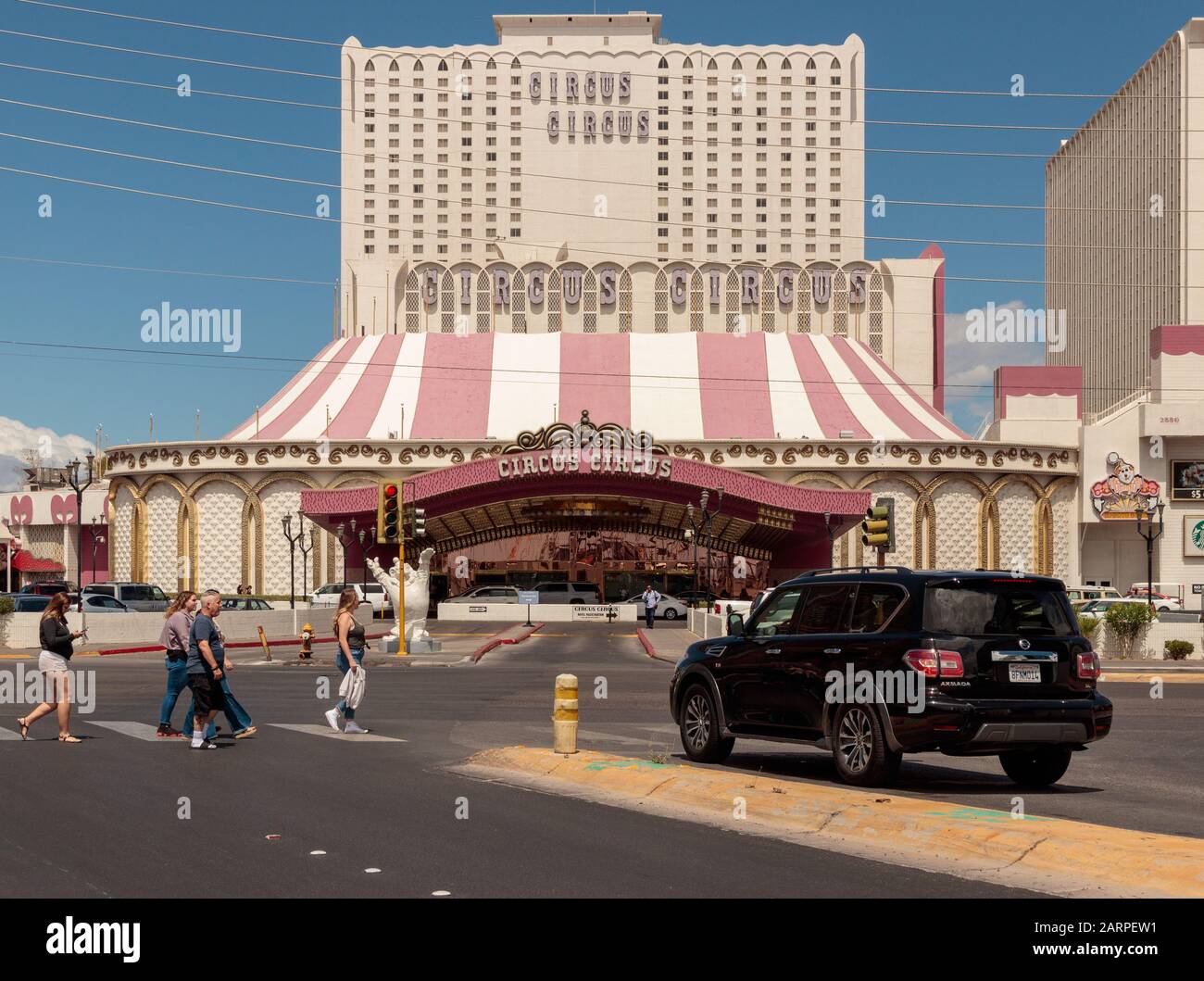 View of Circus Circus hotel Stock Photo
