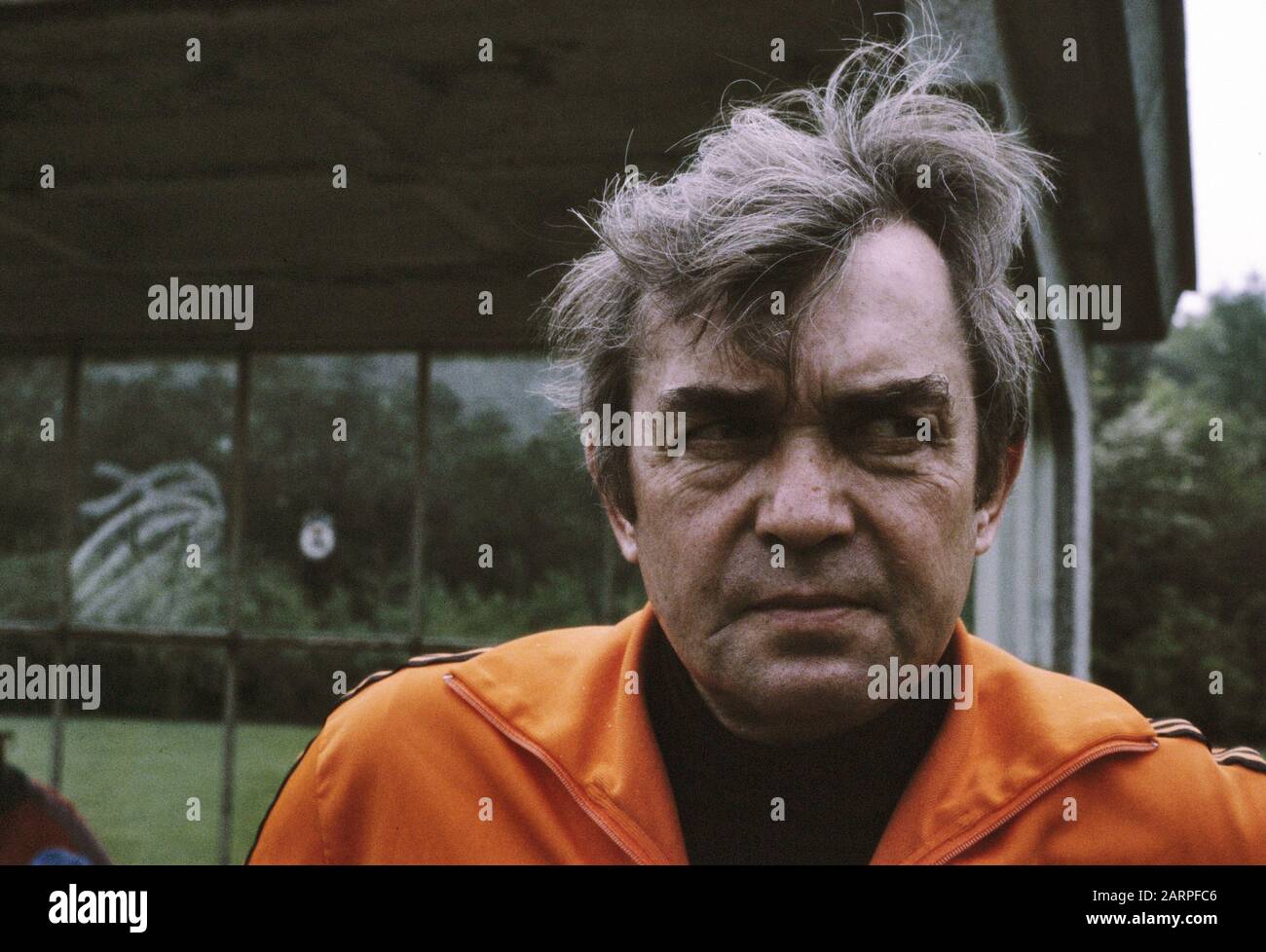 Trainer of the selection for the World Football Championships in Argentina. Ernst Happel. Date: May 1978 Location: Argentina Keywords: sport, trainers, football Personal name: Happel Ernst Stock Photo