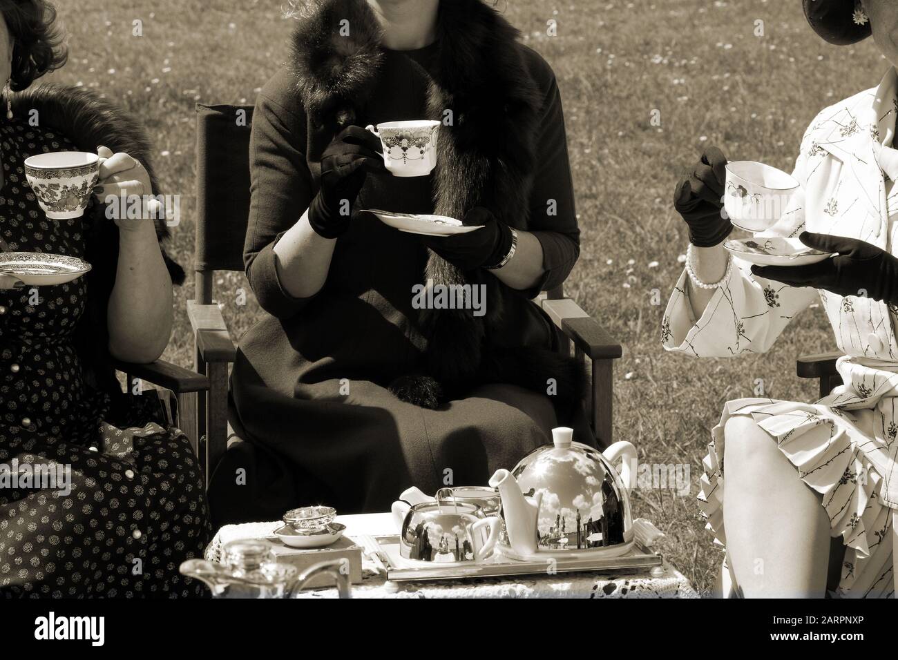 Vintage tea party hires stock photography and images Alamy