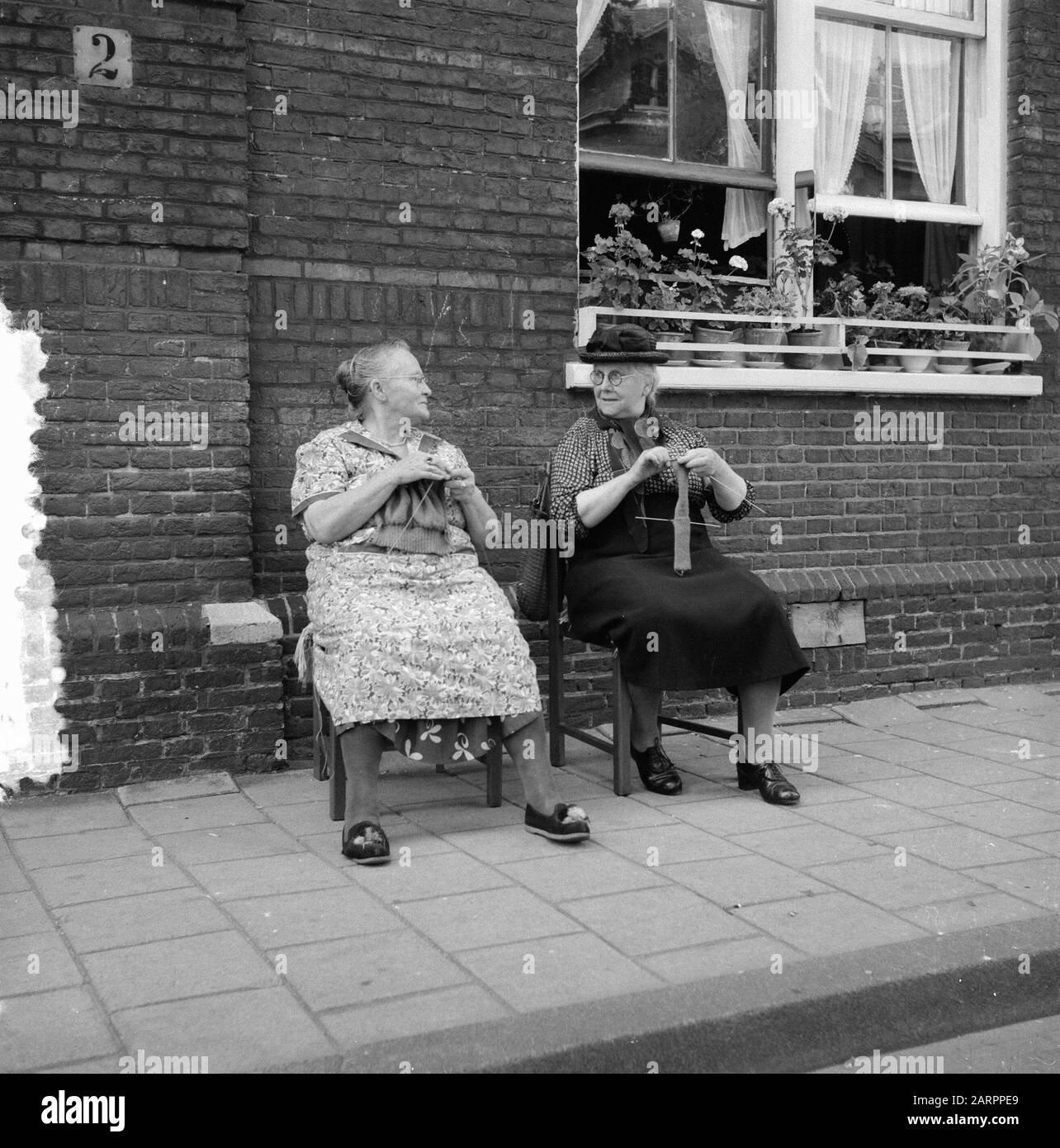 Older ladies Black and White Stock Photos & Images - Alamy