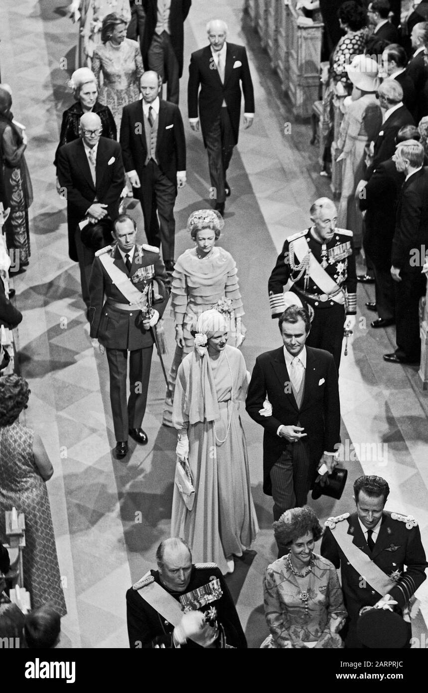 King carl xvi gustaf and queen silvia of sweden Black and White Stock Photos & Images Alamy