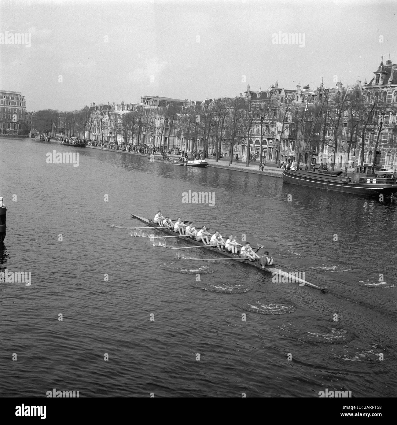 River rowing boat Black and White Stock Photos & Images - Alamy