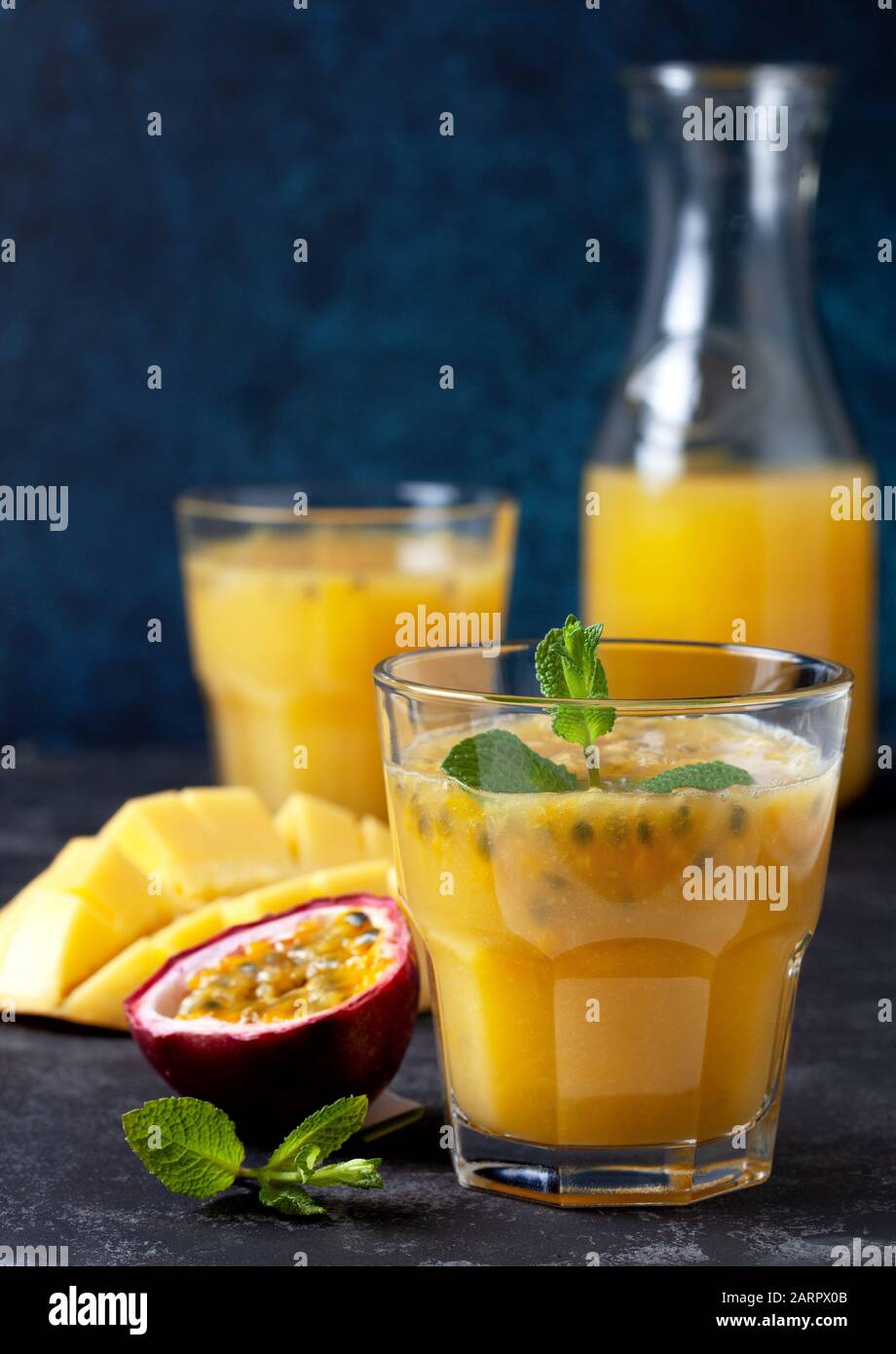 Mango passion fruit hi-res stock photography and images - Alamy