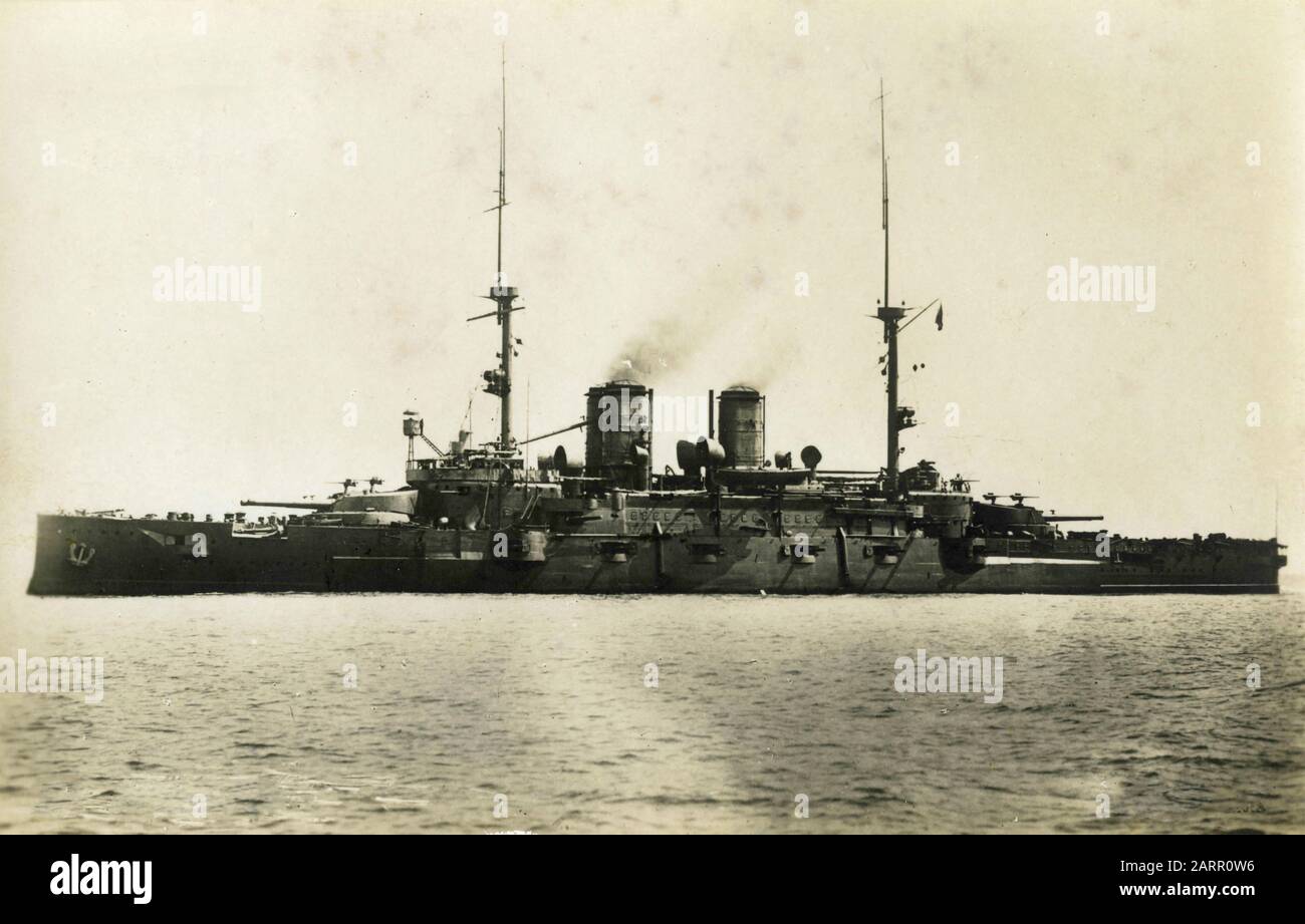 Royal ship B. Brin, Italy 1900s Stock Photo