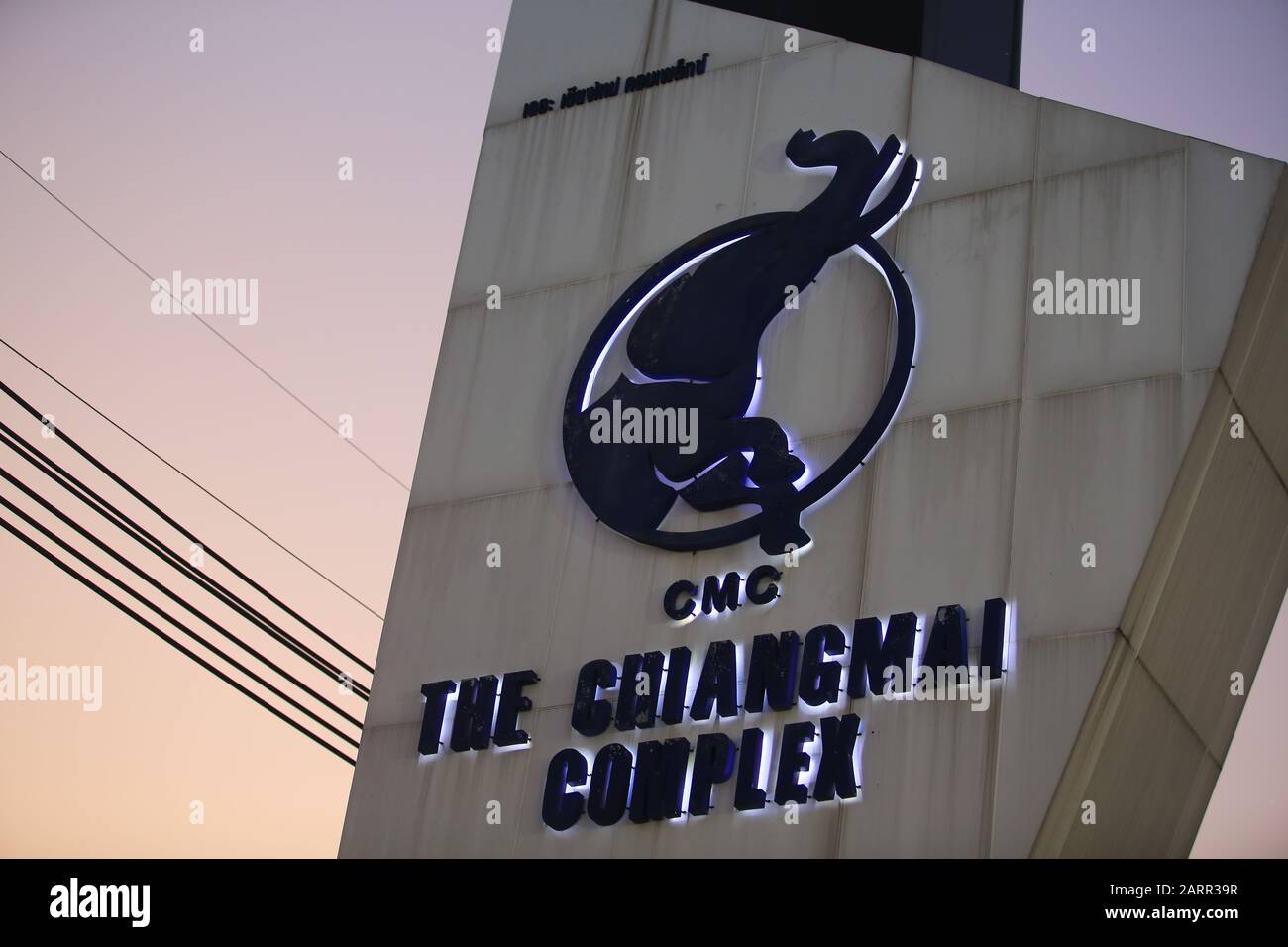 Chiang Mai University night market, one of biggest young and night