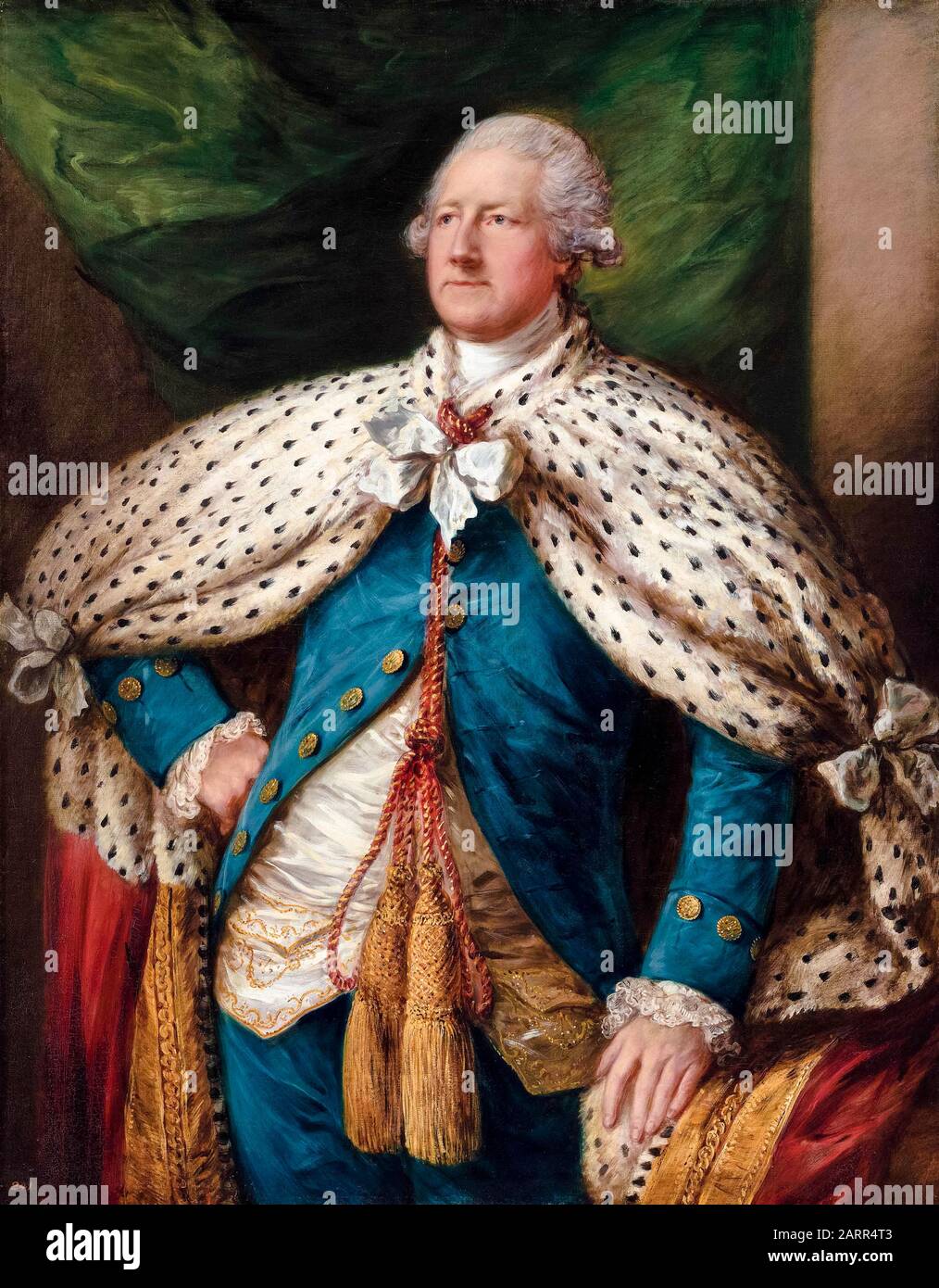 Thomas Gainsborough, John Hobart (1723–1793), 2nd Earl of Buckinghamshire, portrait painting, before 1788 Stock Photo