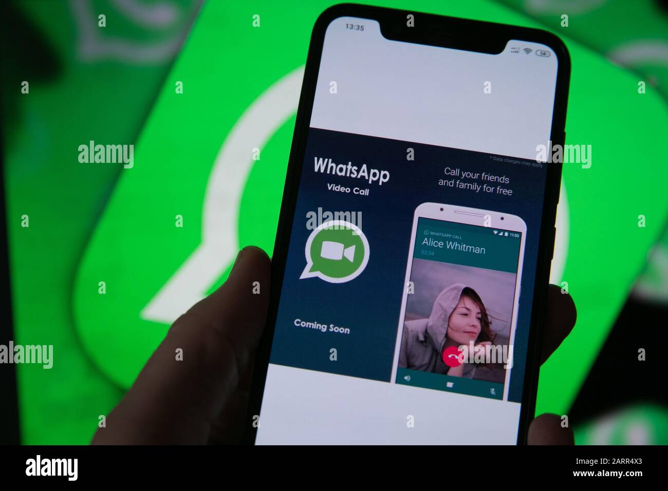 Whatsapp mobile phone messenger Stock Photo - Alamy