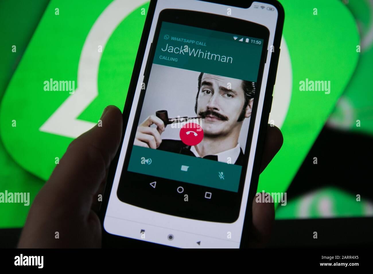 Whatsapp mobile phone messenger Stock Photo - Alamy