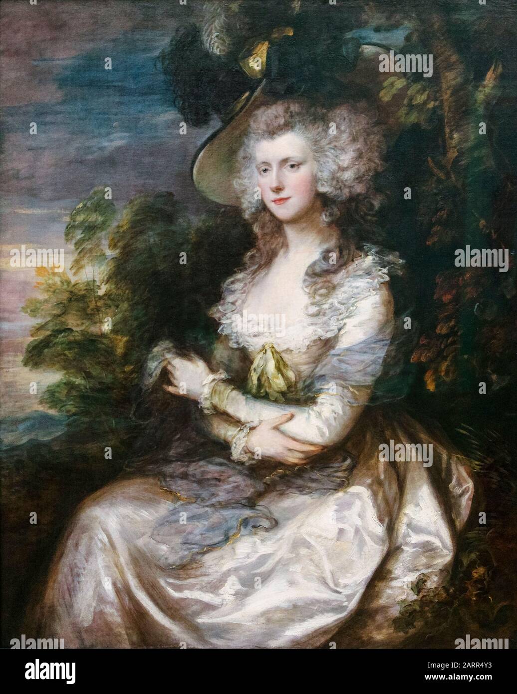 Thomas Gainsborough, Mrs Thomas Hibbert, portrait painting 1786 Stock Photo