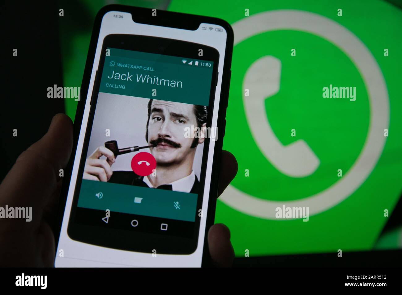 Whatsapp mobile phone messenger Stock Photo - Alamy