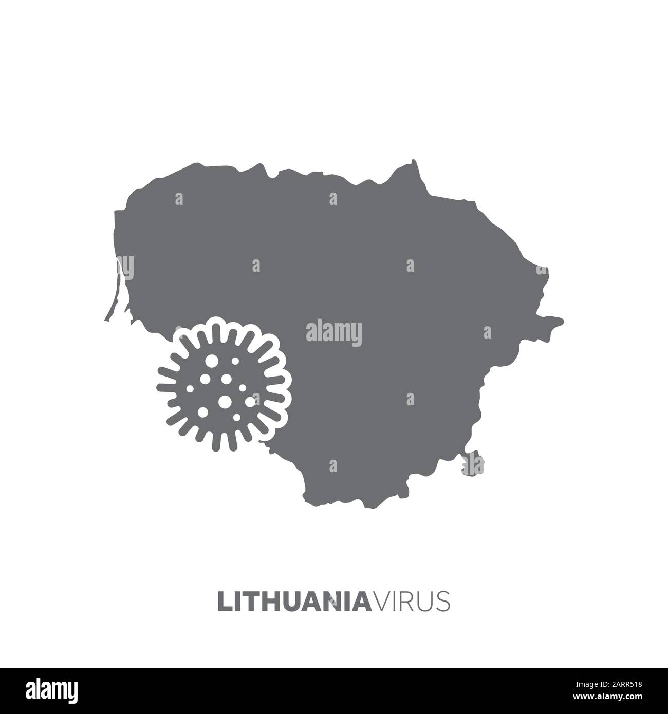 Lithuania map hi-res stock photography and images - Alamy
