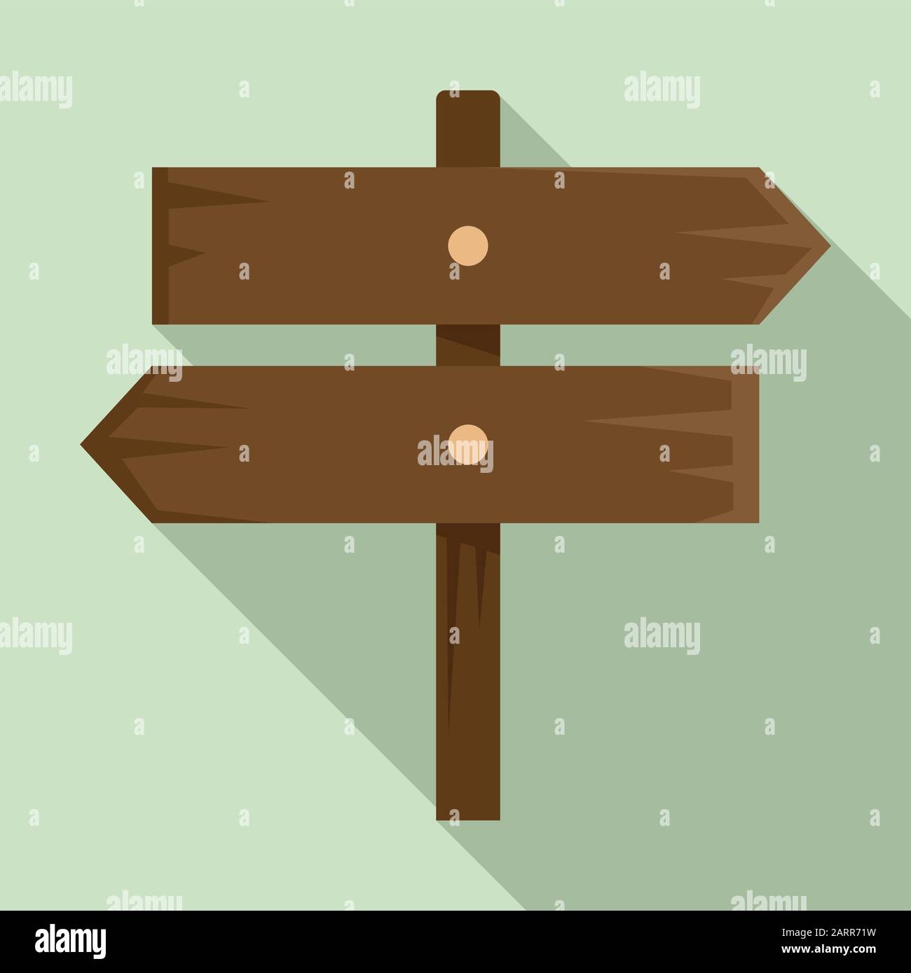 Sign board icon. Flat illustration of sign board vector icon for web ...