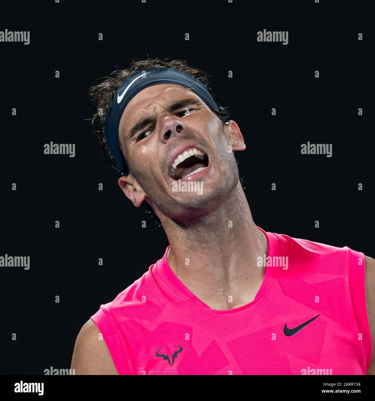 Melbourne, Australia. 29th Jan, 2020. Rafael Nadal of Spain at the 2020 Australian Open Tennis Championship Day 10 Match at Melbourne Park Tennis Centre, Melbourne, Australia. 29 Jan 2020. (©Andy Cheung/ArcK Images/arckimages. Credit: Roger Parker/Alamy Live News Stock Photo
