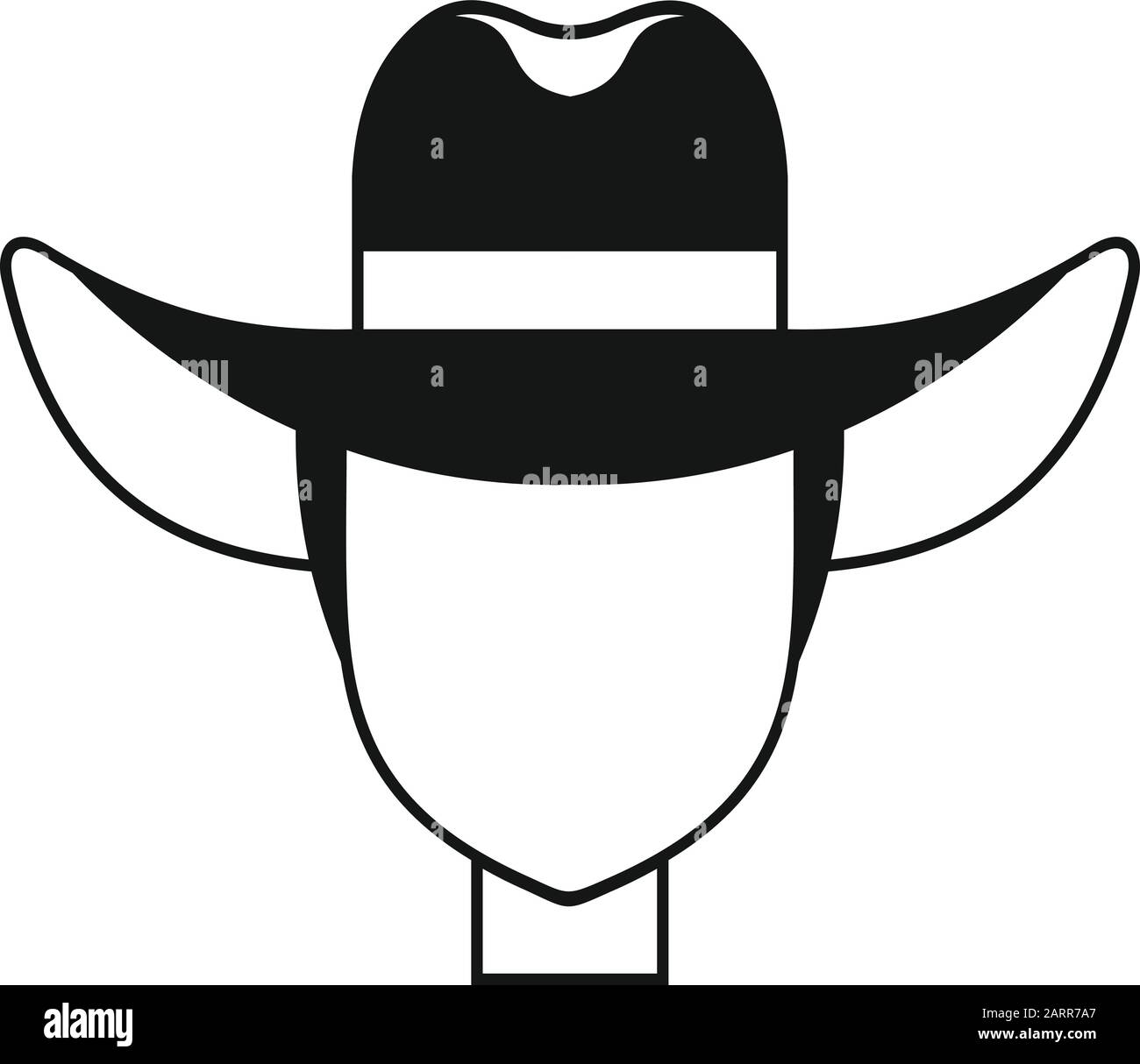 Cowboy hat texas Black and White Stock Photos & Images - Alamy