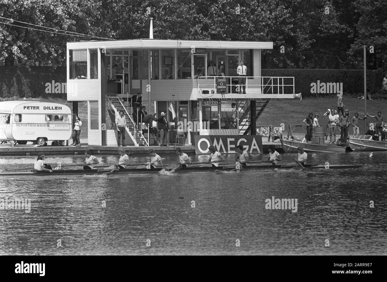 Rowing competitions at Bosbaan in connection with SkadiLustrum Date 8