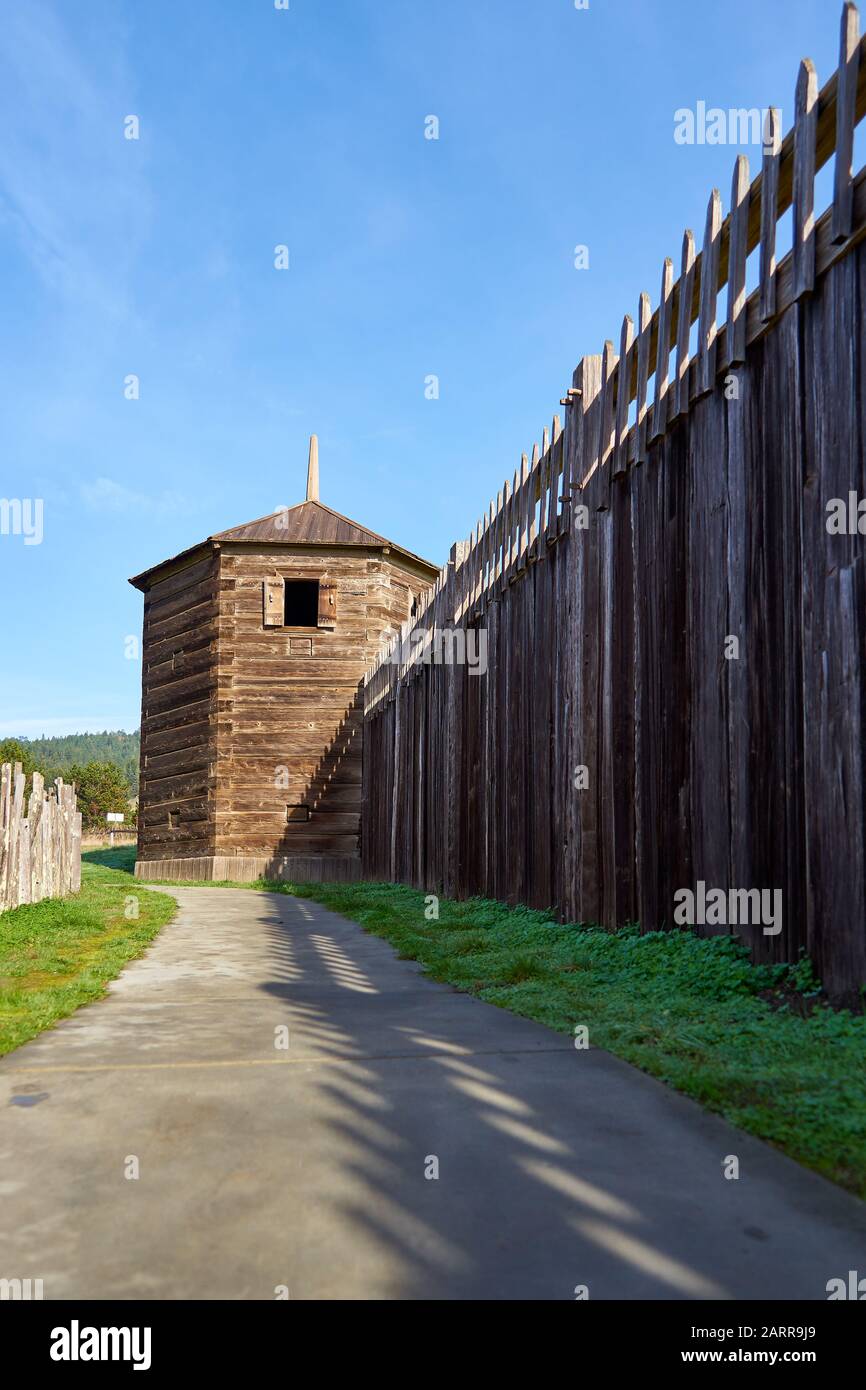Fort Ross lies north of Jenner and was established by the Russian