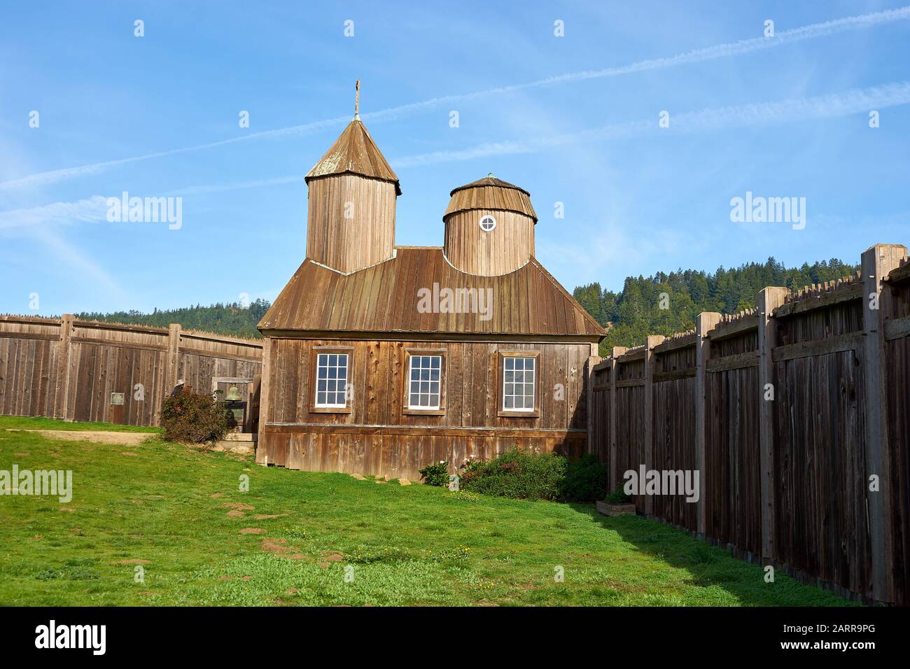 Fort Ross lies north of Jenner and was established by the Russian