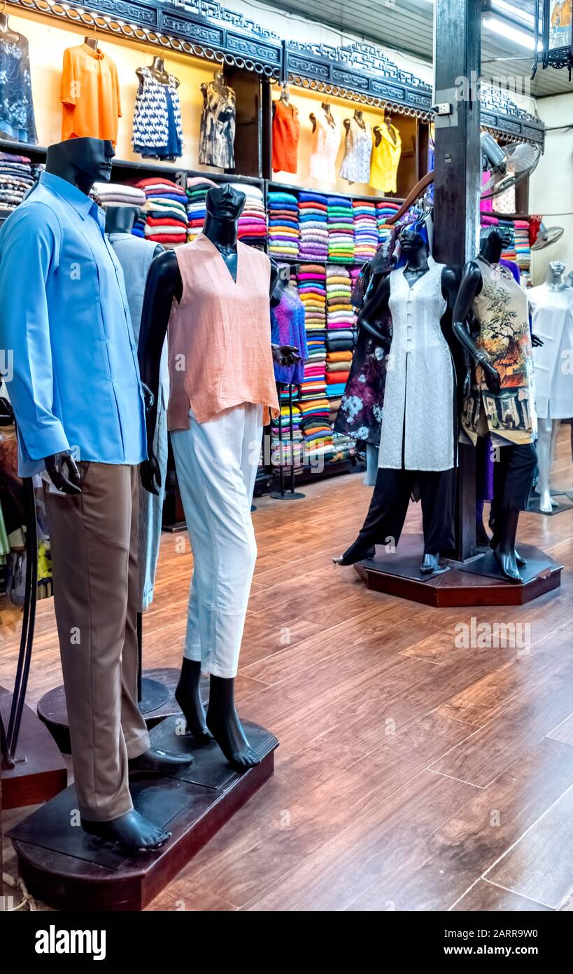 Mannequins in tailor shop Hoi An Vietnam Stock Photo Alamy