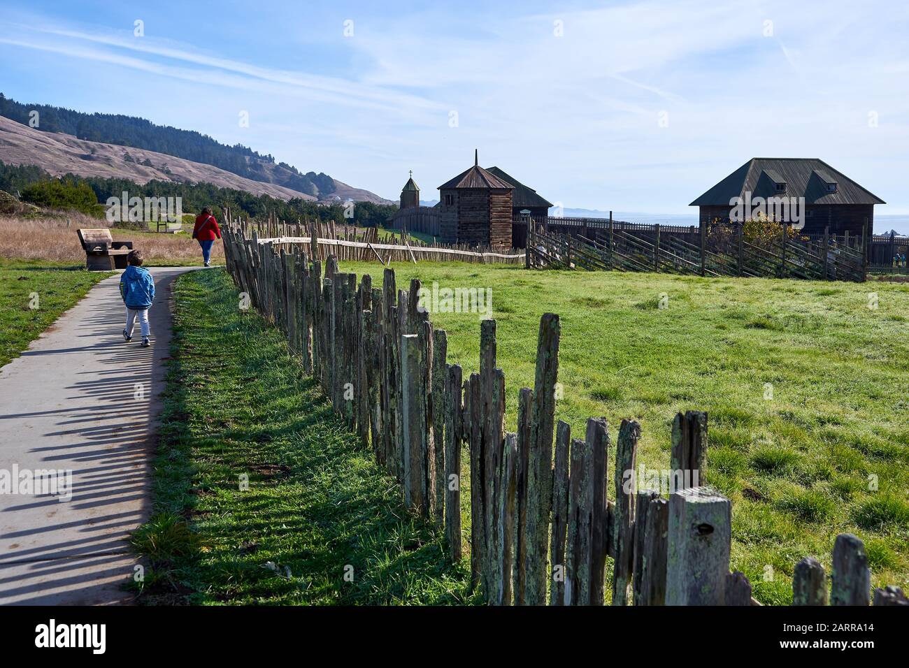 Fort Ross lies north of Jenner and was established by the Russian